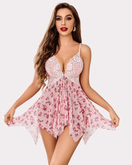 FPrint Front Closure Babydoll
