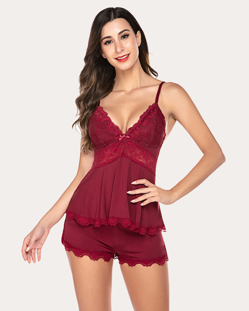 Lace FPajamas Lounge Sets