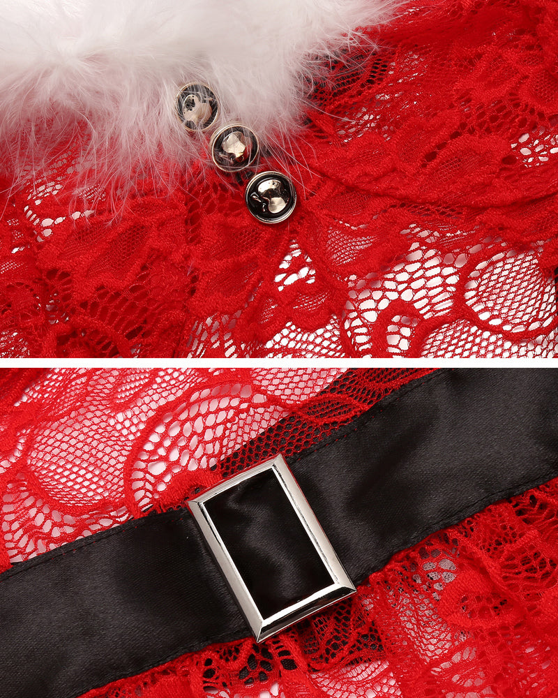 Christmas Lingerie Santa Babydoll