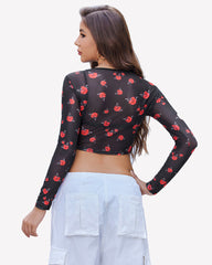 FMesh Sheer Crop Top