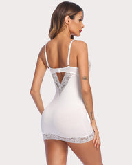 Lace lingerie V Neck Chemises Sleepwear