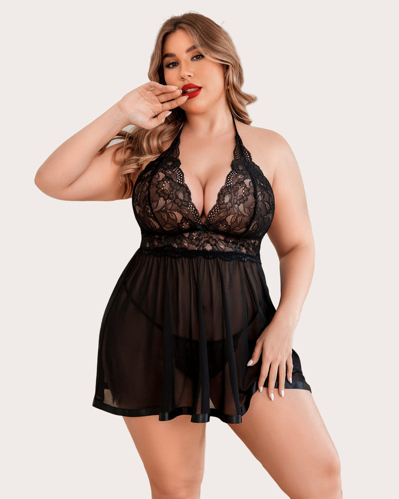 Plus Size Babydoll Lingerie
