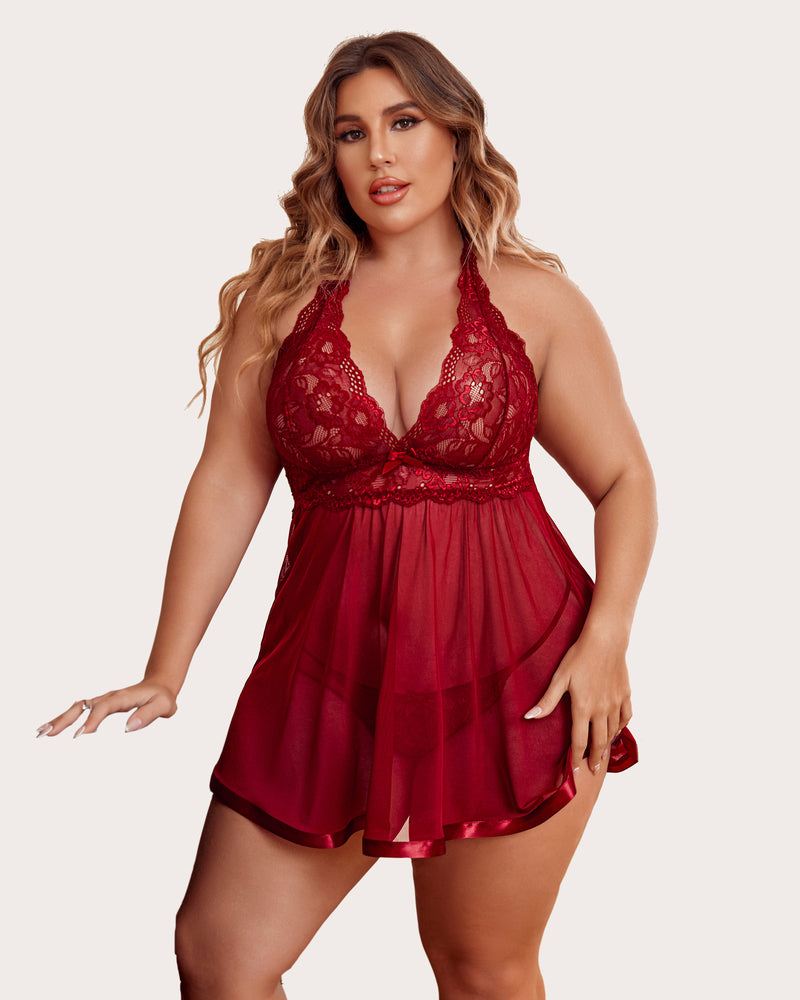 Plus Size Babydoll Lingerie