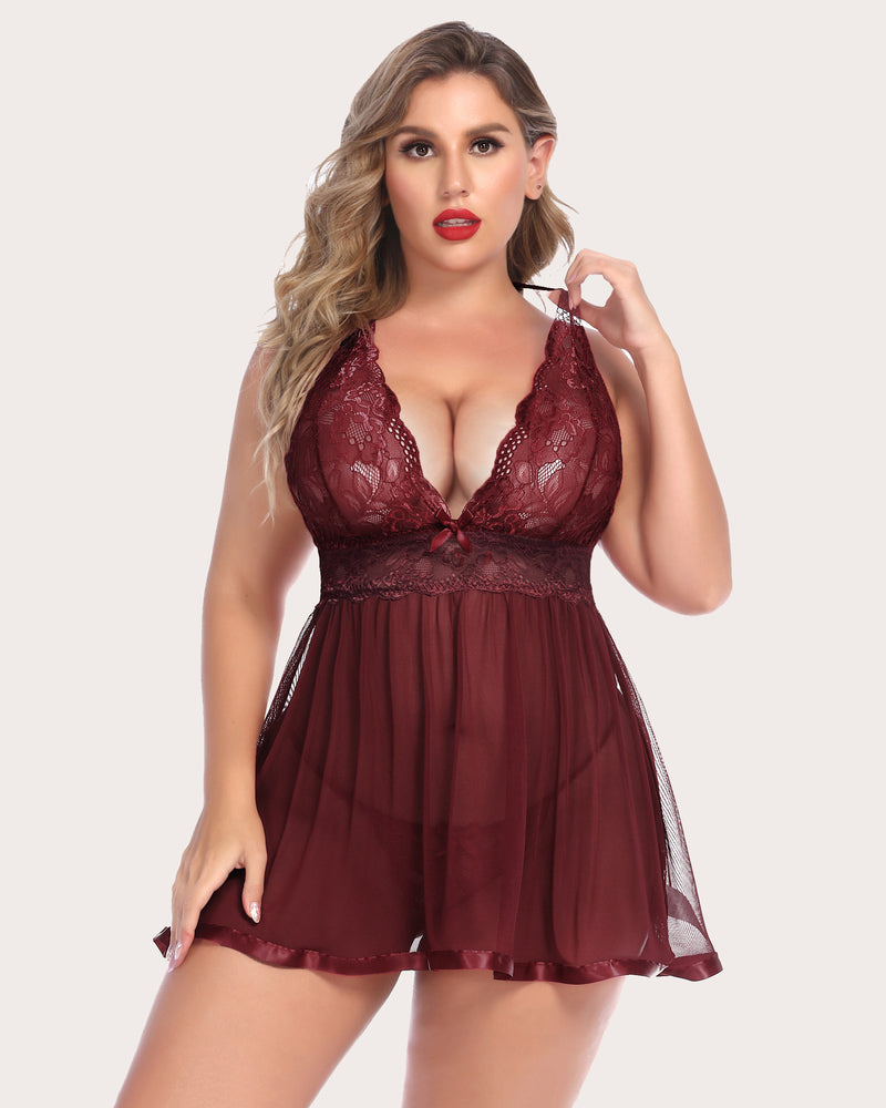 Plus Size Babydoll Lingerie