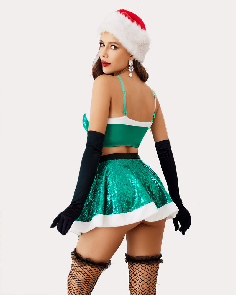 Christmas Santa Lingerie Set