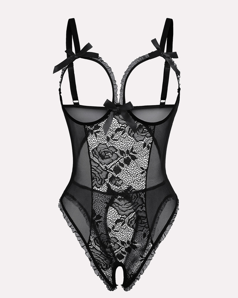 Leopard Lace Mini Bodysuit