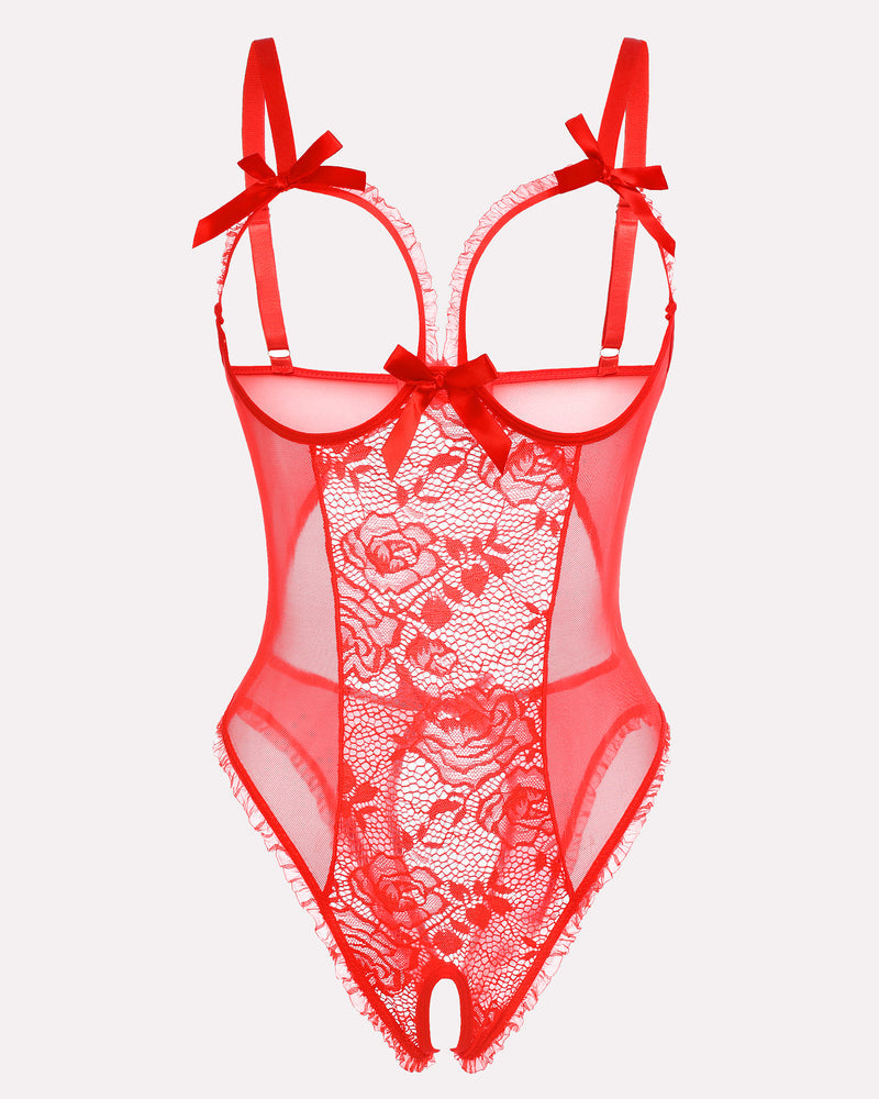 Leopard Lace Mini Bodysuit