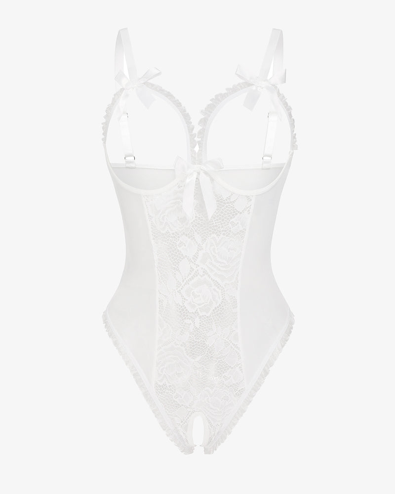 4Pack One Piece Crotchless Lingerie