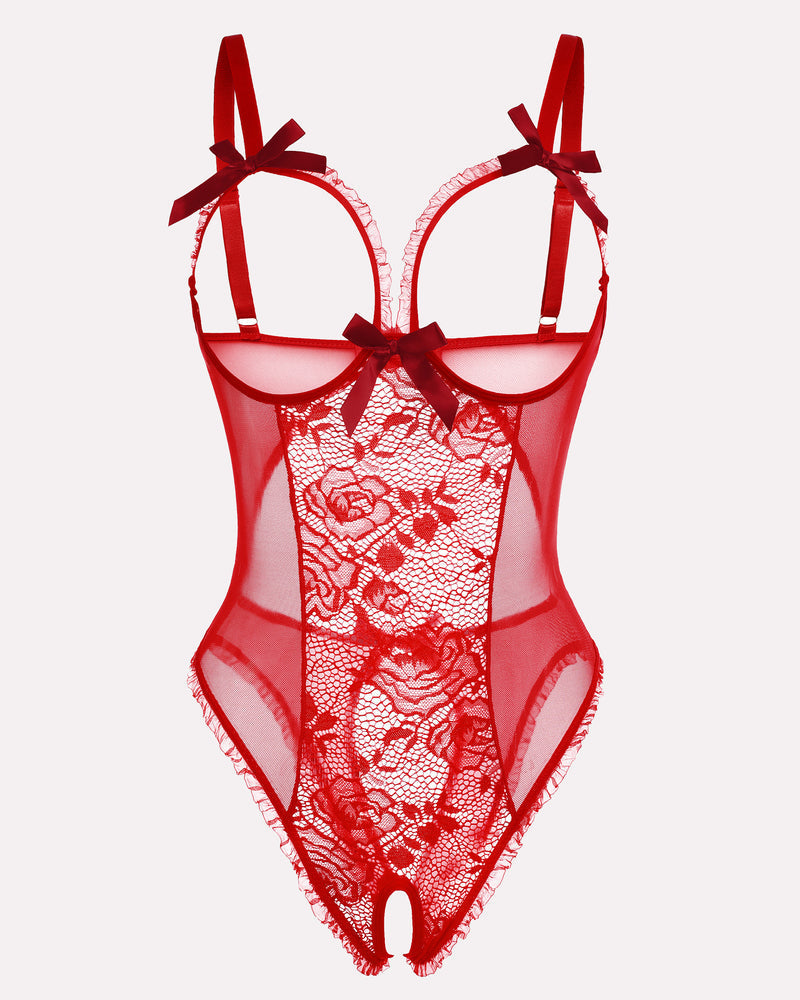 Leopard Lace Mini Bodysuit