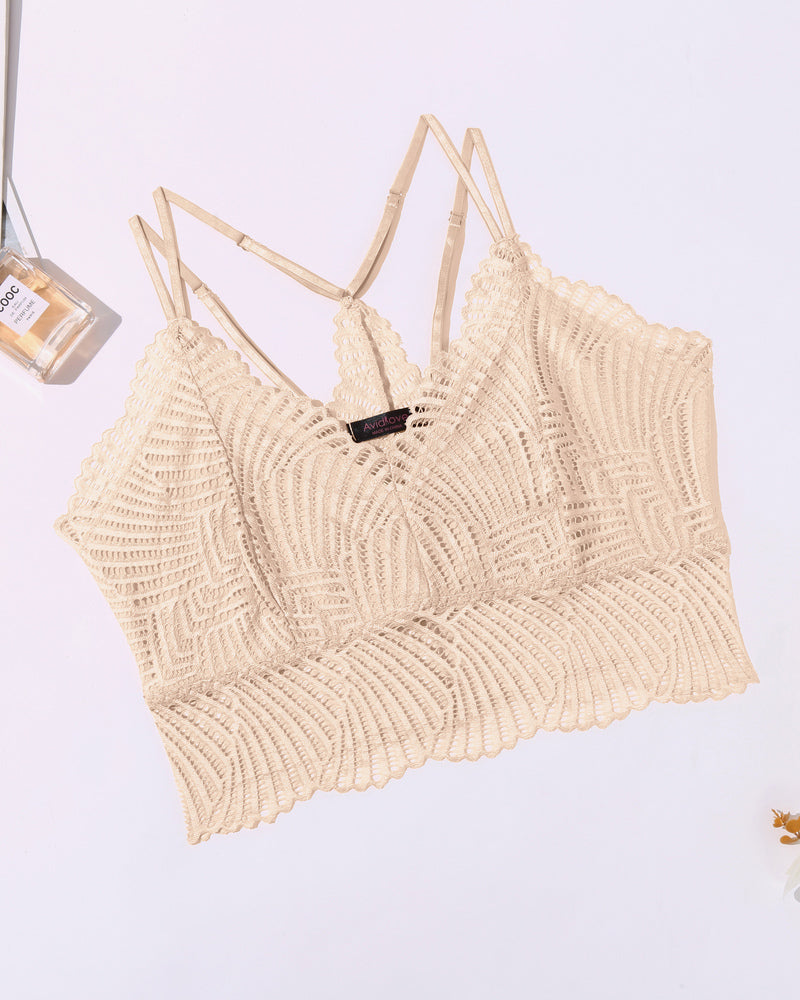 V Neck Racerback Crop Top