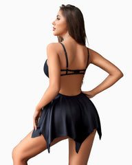 Satin Nightgown Sleepwear Dress