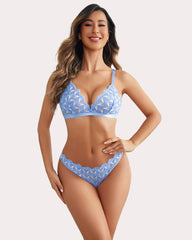 Criss Cross Bra And Panty Set