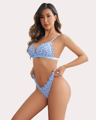 Criss Cross Bra And Panty Set