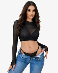 Crop Tops Bra and Panty Sets