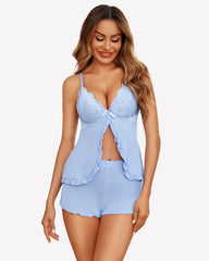 Soft Modal Pajama Sets with Shorts
