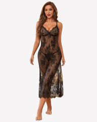 FLace Halter Lingerie Dress