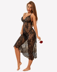 FLace Halter Lingerie Dress