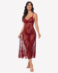 FLace Halter Lingerie Dress