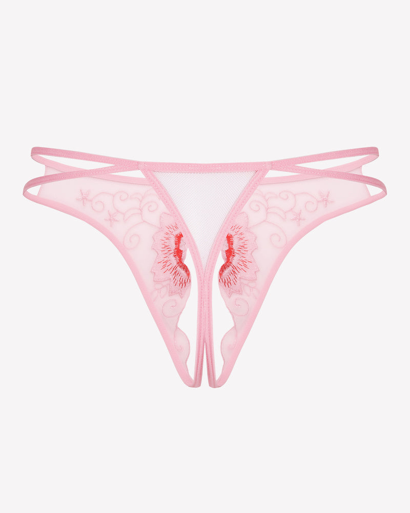 FBriefs Embroidered Thongs Panties
