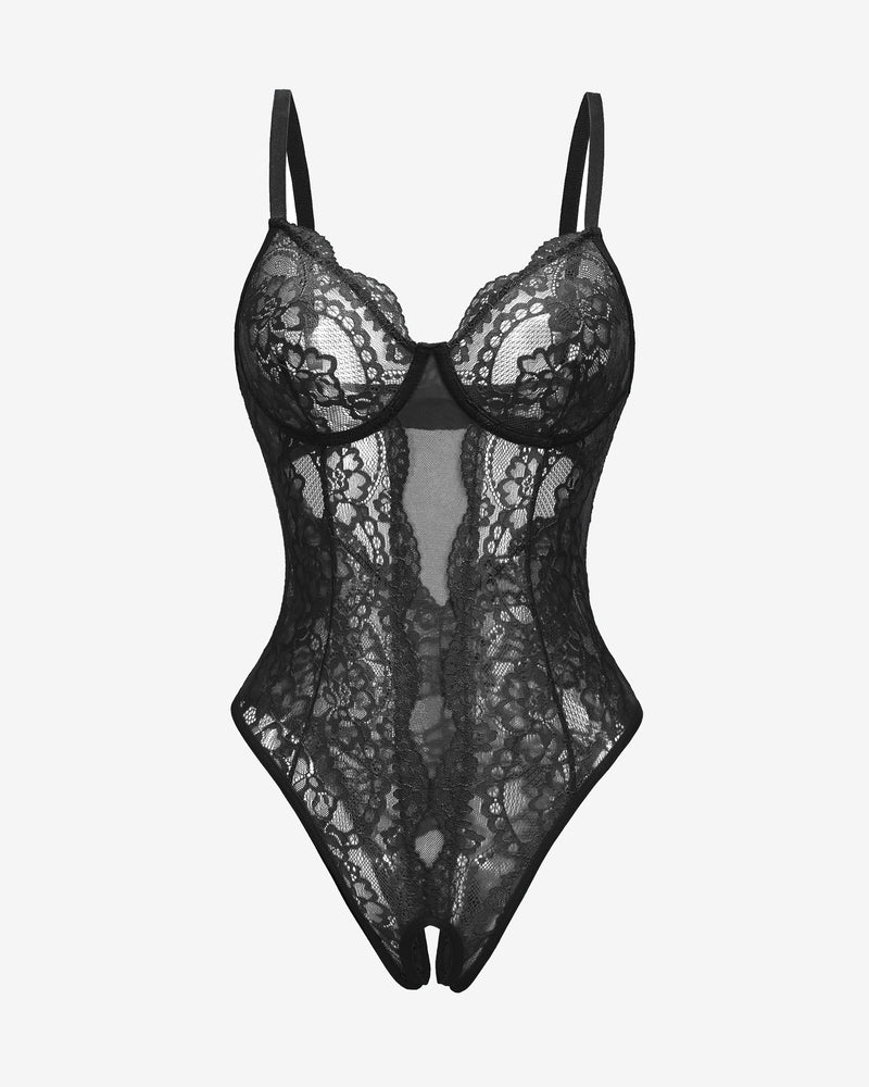 Deep V Cut Out One Piece lingerie