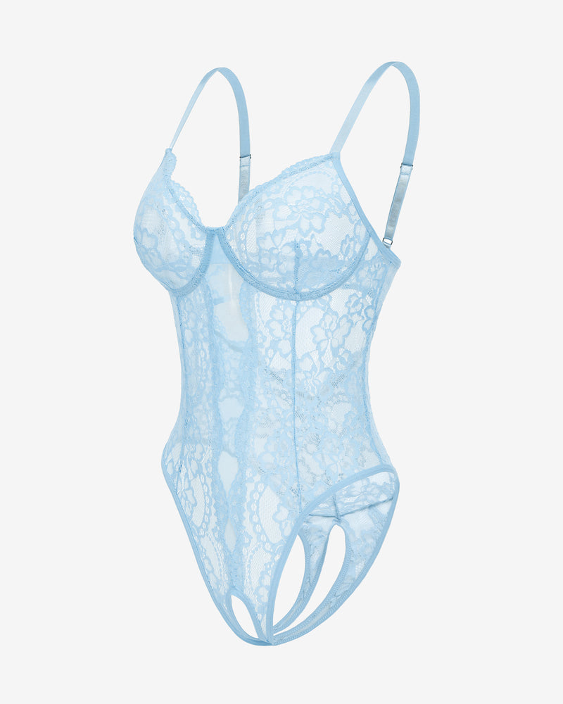 Deep V Cut Out One Piece lingerie