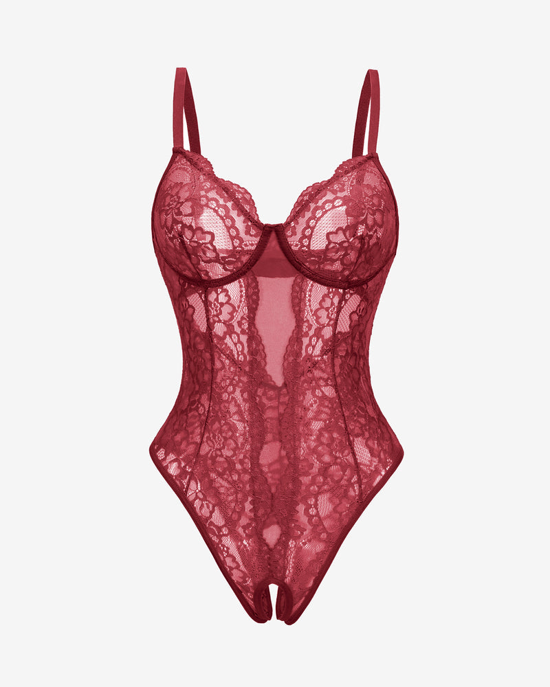 Deep V Cut Out One Piece lingerie