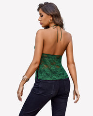 Lace Tops Camisole Halter Y2K Cami Tops