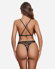 Halter Lace Bra and Panty Set