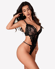 Lace Teddy One Piece Lingerie