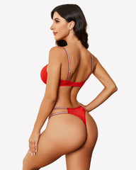 Push Up Cut Out Bra and Panty Set