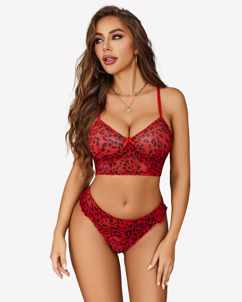 Mesh Bralette And Panty Sets Outfits