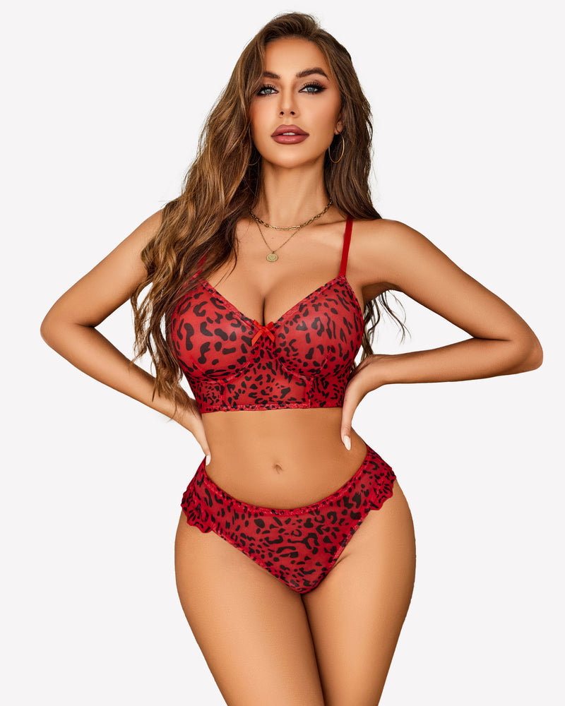 Mesh Bralette And Panty Sets Outfits
