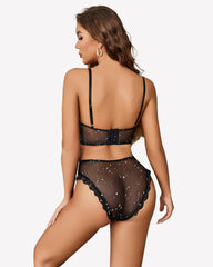 Mesh Bralette And Panty Sets Outfits