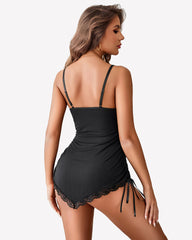 Ruched Modal Side Drawstring Chemise