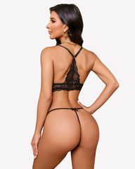 Lace Bralettes Set 2 Piece Bra and Panty Sets