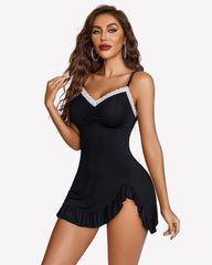 Modal Side Slit Chemise nighties