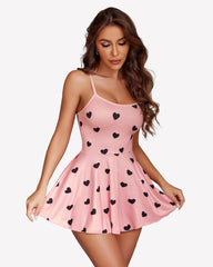 Strap Nightgown Chemise Dress
