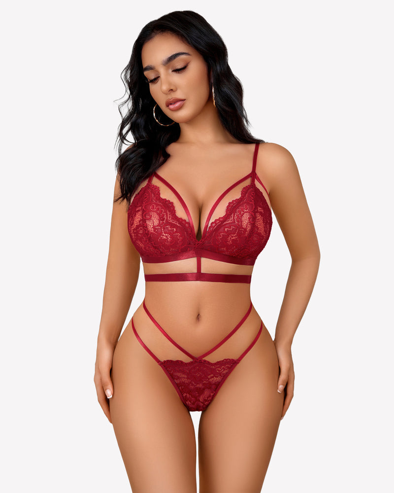 Exotic Sets Lace Bra And Panty Sets