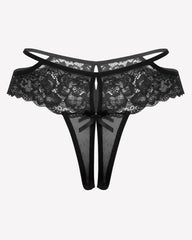 Lace Cheeky Mesh Hollow Thongs