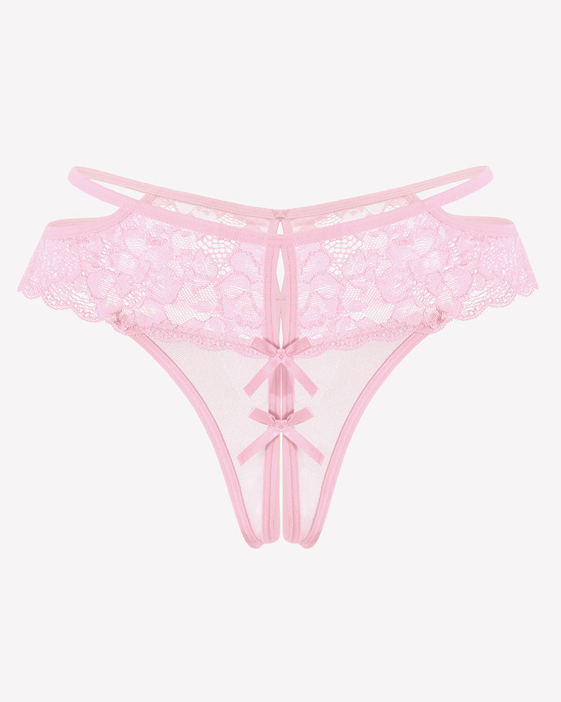 Lace Cheeky Mesh Hollow Thongs
