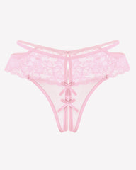 Lace Cheeky Mesh Hollow Thongs