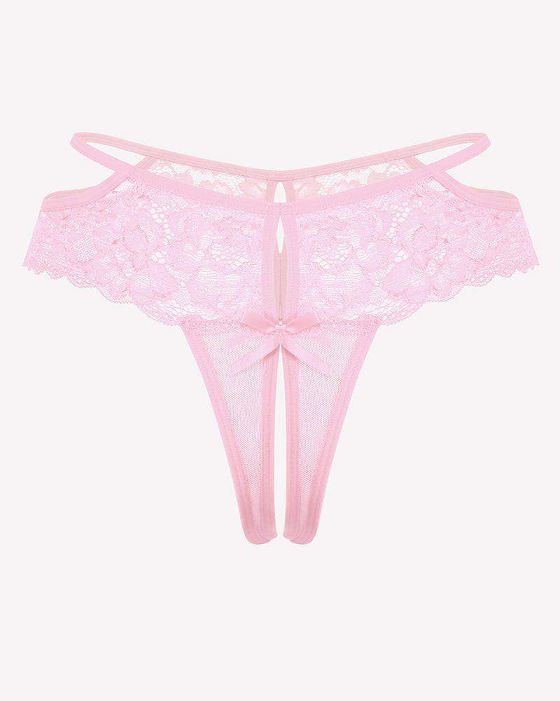Lace Cheeky Mesh Hollow Thongs