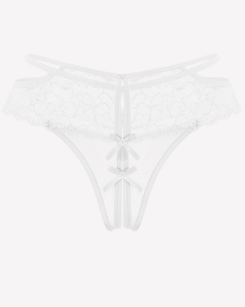 Lace Cheeky Mesh Hollow Thongs