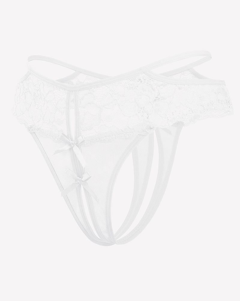 Lace Cheeky Mesh Hollow Thongs
