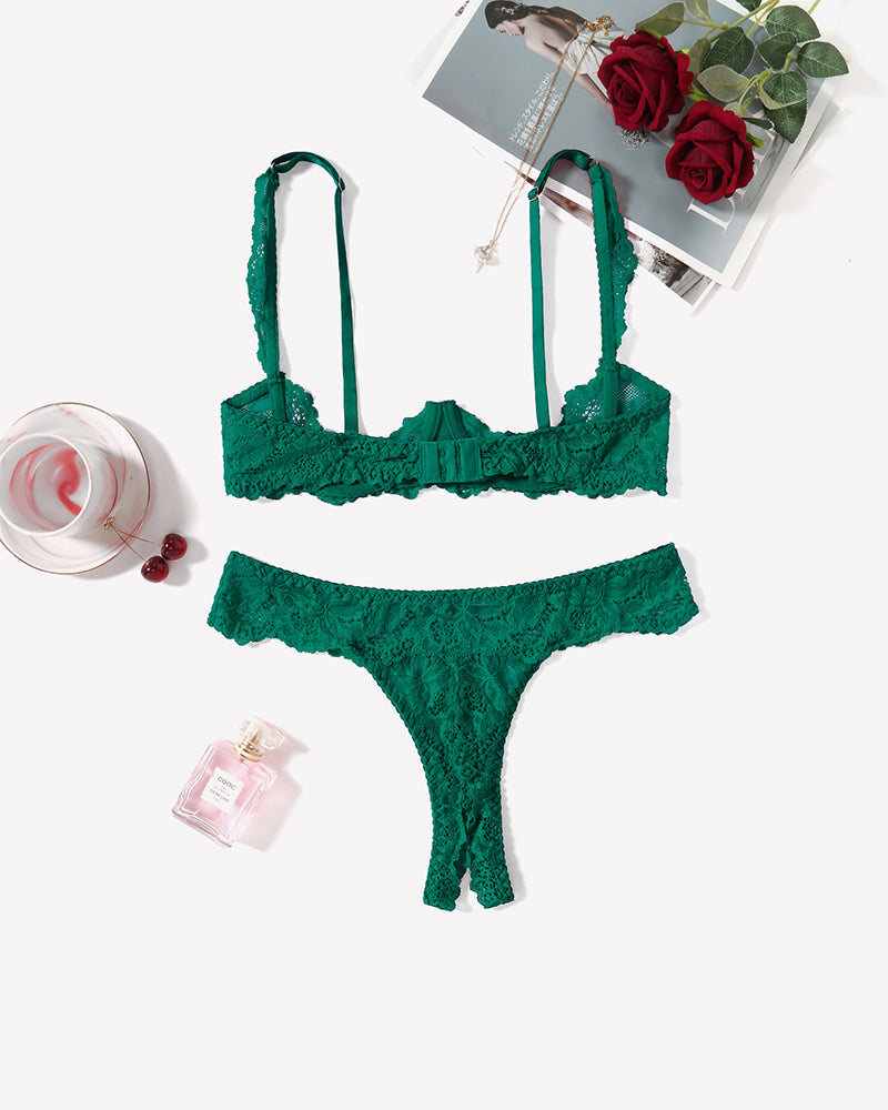 Push Up Lace Bra and Panty Sets