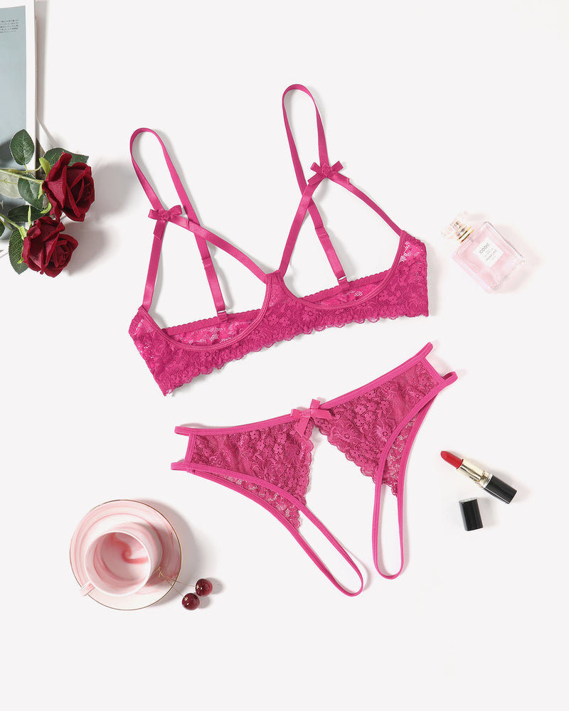 Exotic Lingerie 2 Pieces Bra Panty Set