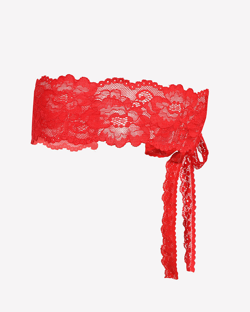 Lace V Neck Crotchless Teddy Lingerie