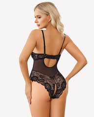 V Neck Body Suits One Piece FTeddy