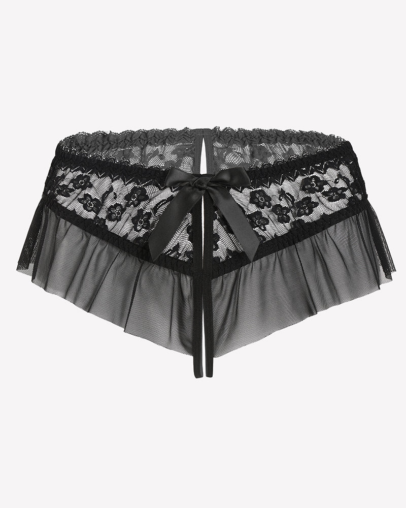 FLace Briefs with Cute Bow