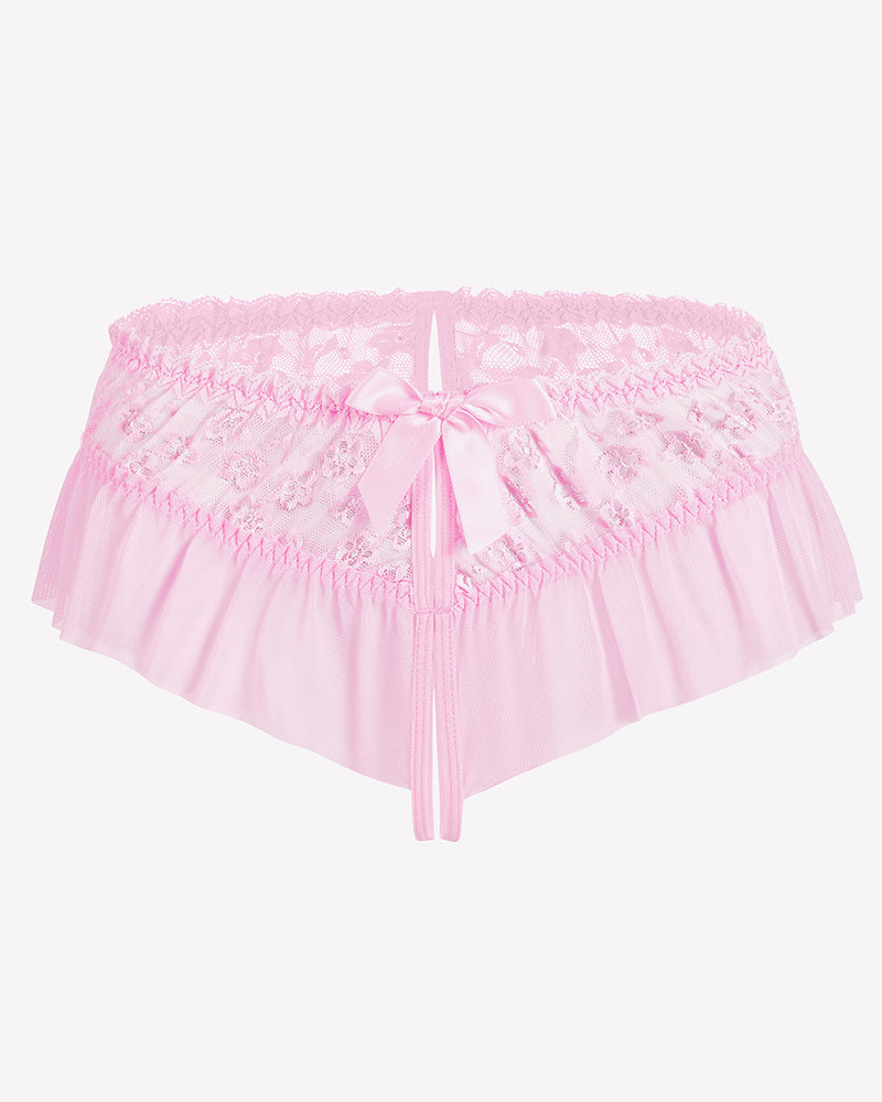 FLace Briefs with Cute Bow